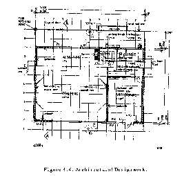 Example of Architectural Drafting work (83K bytes).