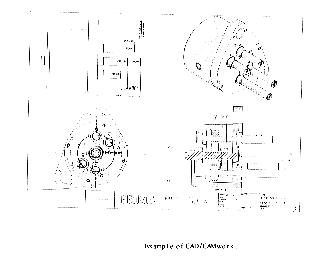 Example of CAD/CAM work (62K bytes).